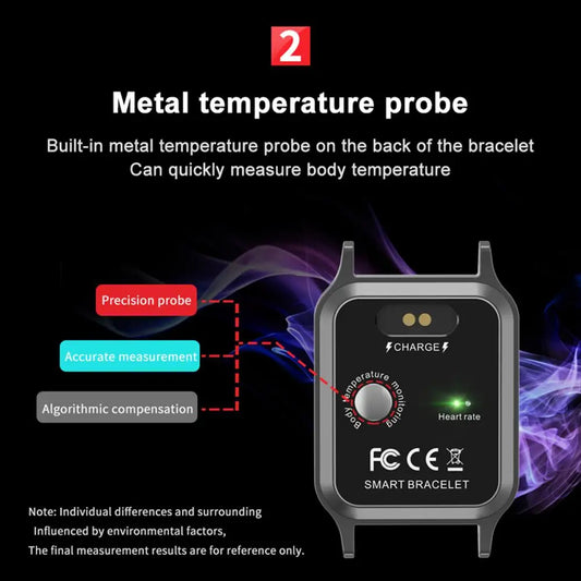 T96 Smartwatch Body Temperature Fitness Tracker