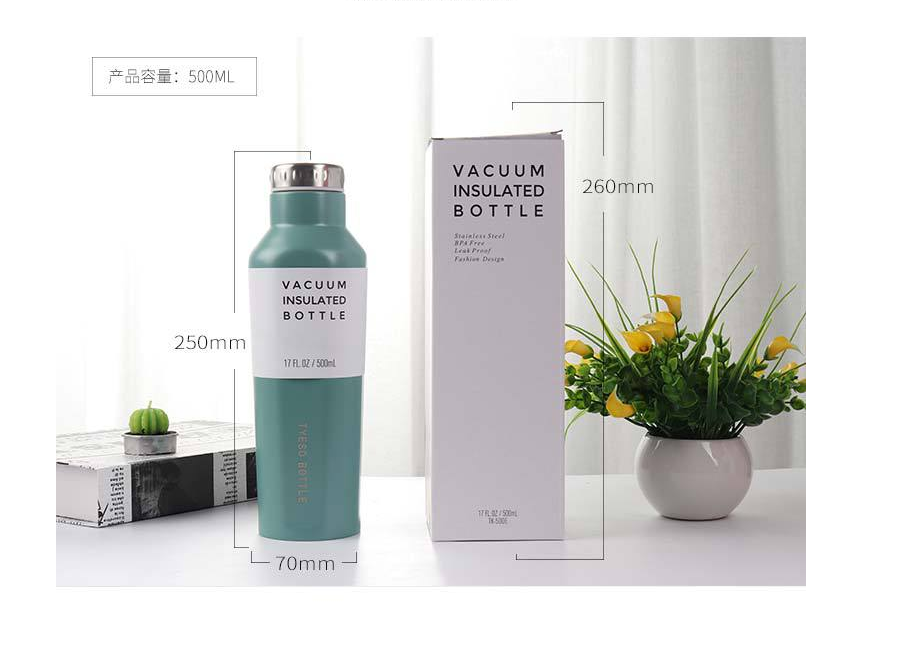 Square Motion Insulated Thermal Water Bottle