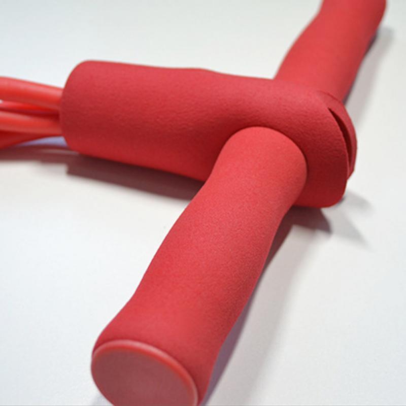 Natural Latex Foot Pedal Elastic Pull Rope Handle Fitness Expander