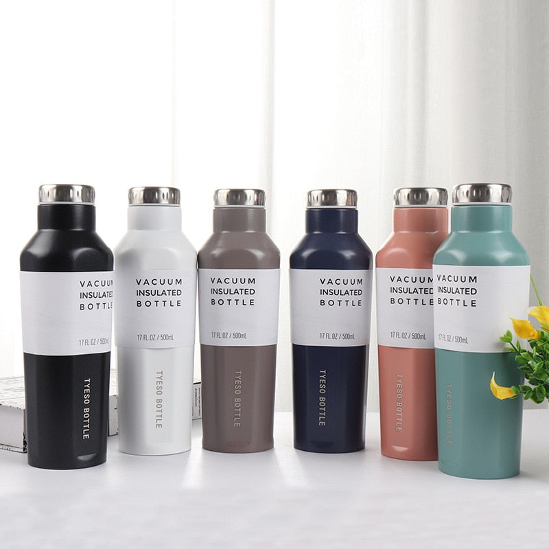 Square Motion Insulated Thermal Water Bottle
