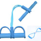 Natural Latex Foot Pedal Elastic Pull Rope Handle Fitness Expander