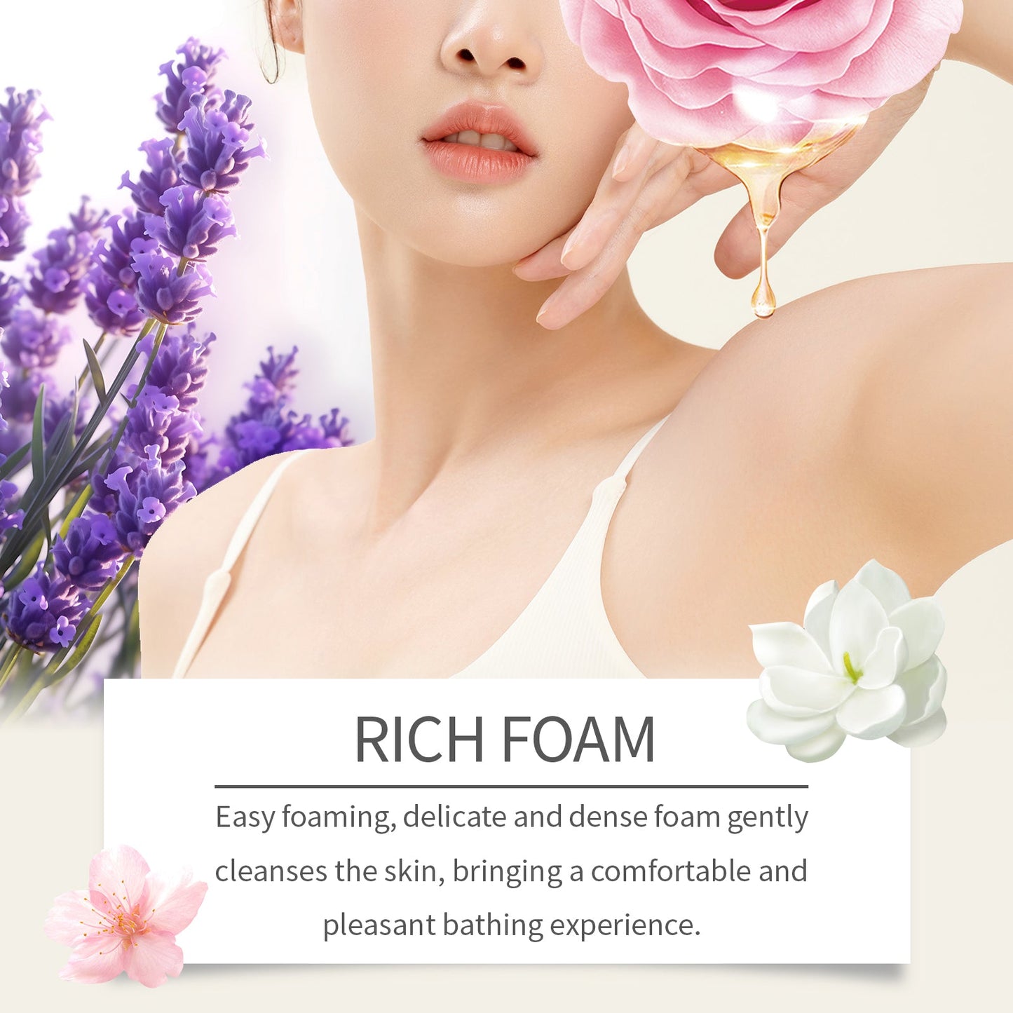 Lavender Fragrant Moisturizing Shower Gel