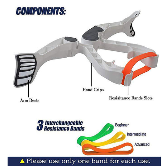 Upper Body Hand Grip Strength Trainer Forearm Wrist Fitness Equipment