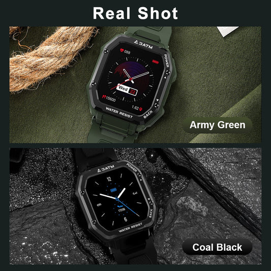 Rugged Smartwatch Outdoor Fitness Tracker