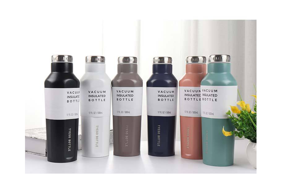 Square Motion Insulated Thermal Water Bottle