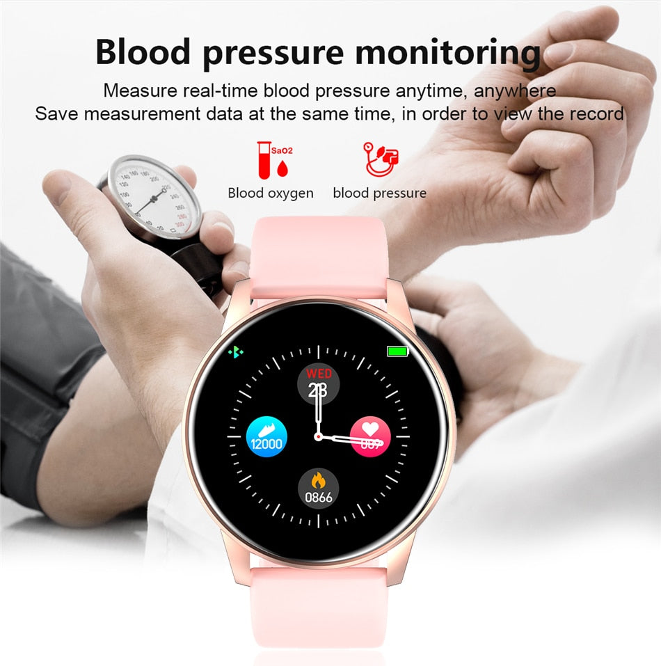Women Smartwatch Weather Fitness Heart Rate Tracker