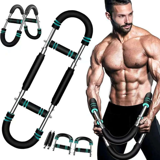 Multifunctional Adjustable Arm Strength Trainer U-Shaped Chest Fitness Equipment