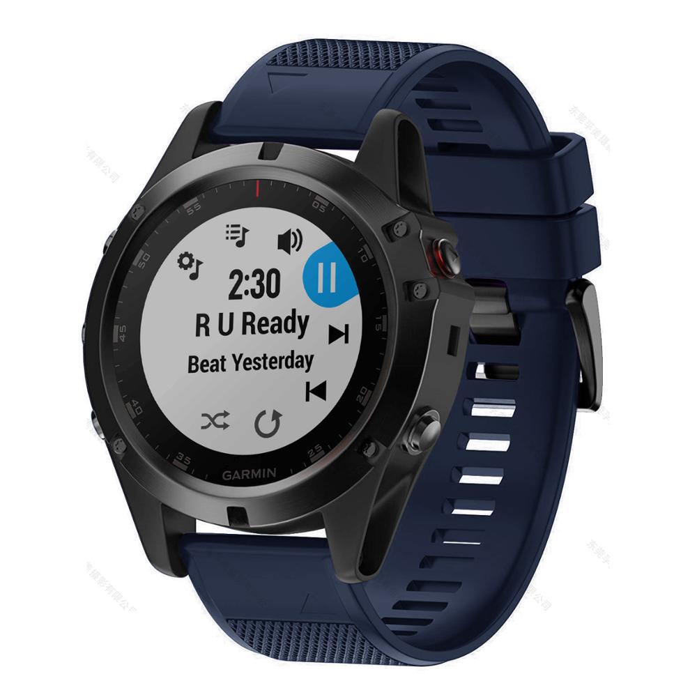 Silicone Quick Release Smartwatch Strap