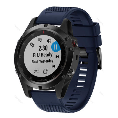Silicone Quick Release Smartwatch Strap