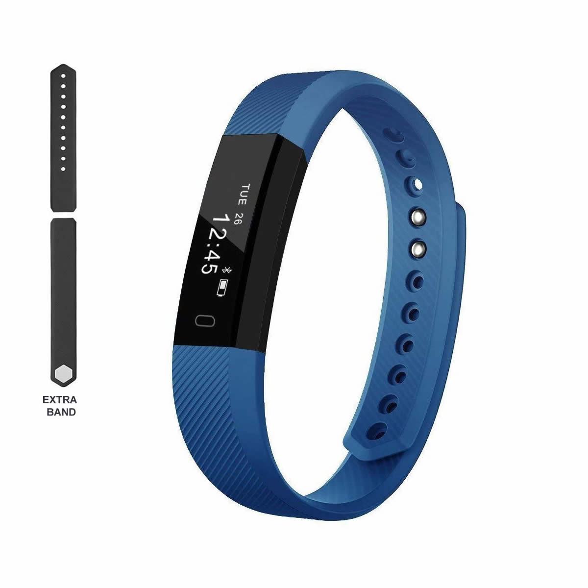 Slim Activity Tracker And Monitor Smart Watch With FREE Extra