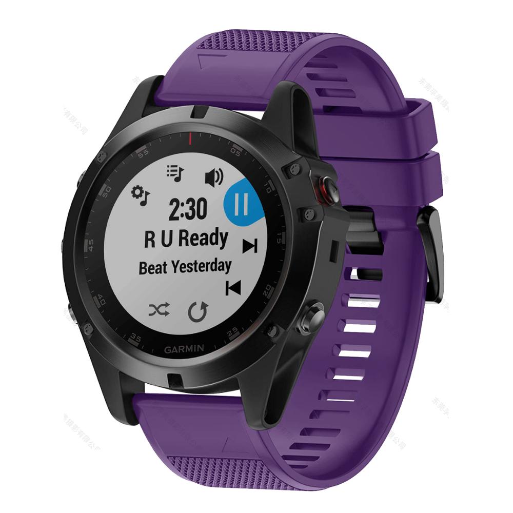 Silicone Quick Release Smartwatch Strap
