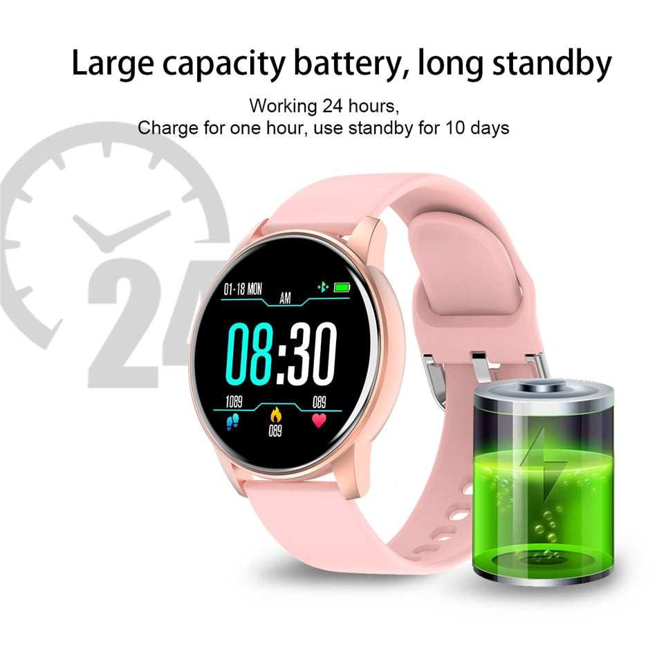 Women Smartwatch Weather Fitness Heart Rate Tracker