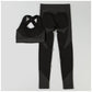 Textured Leggings Sports Bra Activewear Set
