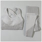 Textured Leggings Sports Bra Activewear Set