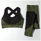 Textured Leggings Sports Bra Activewear Set