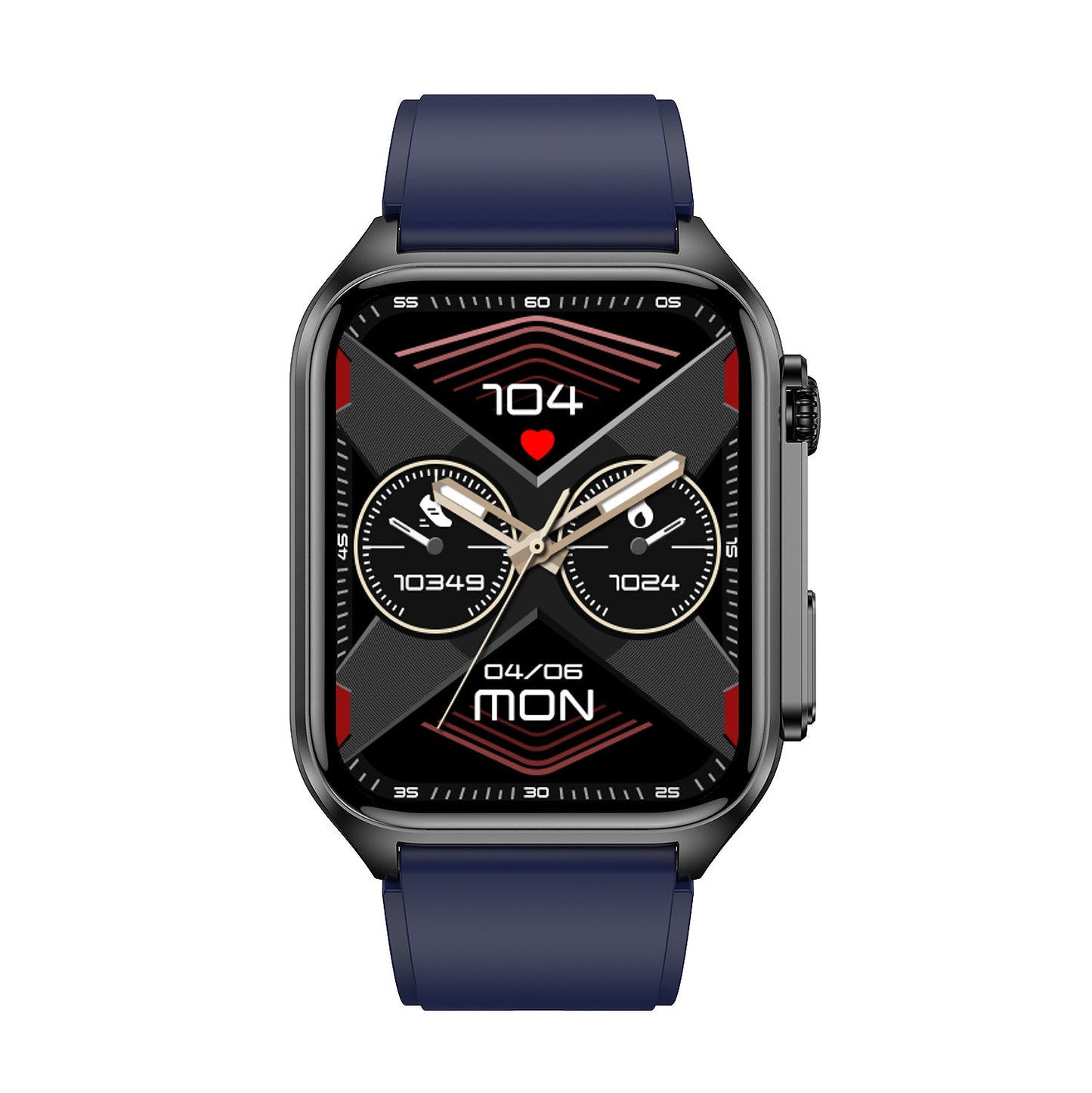 Non Invasive Blood Sugar Smartwatch ECG Health Monitor