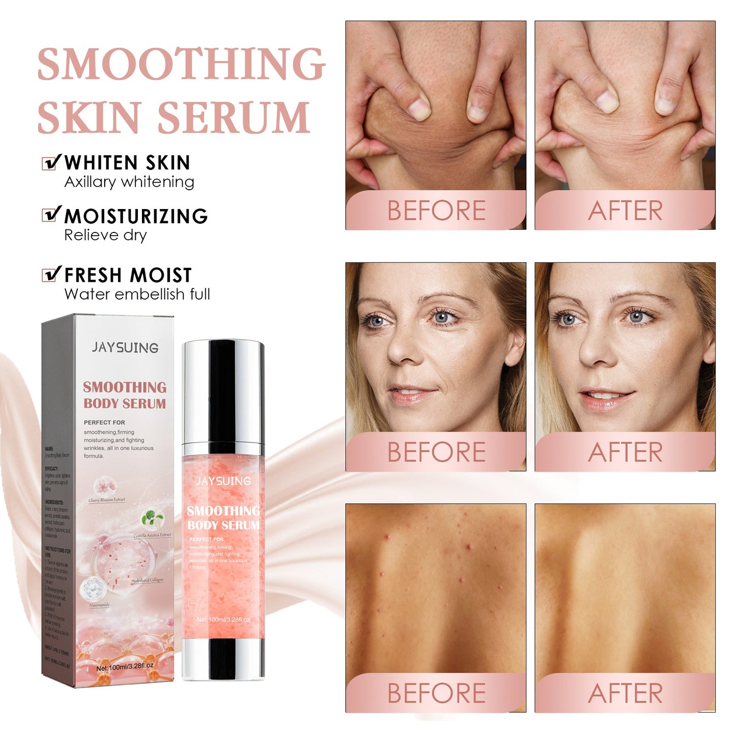 Smoothing Body Serum Moisturizing Skin Repair