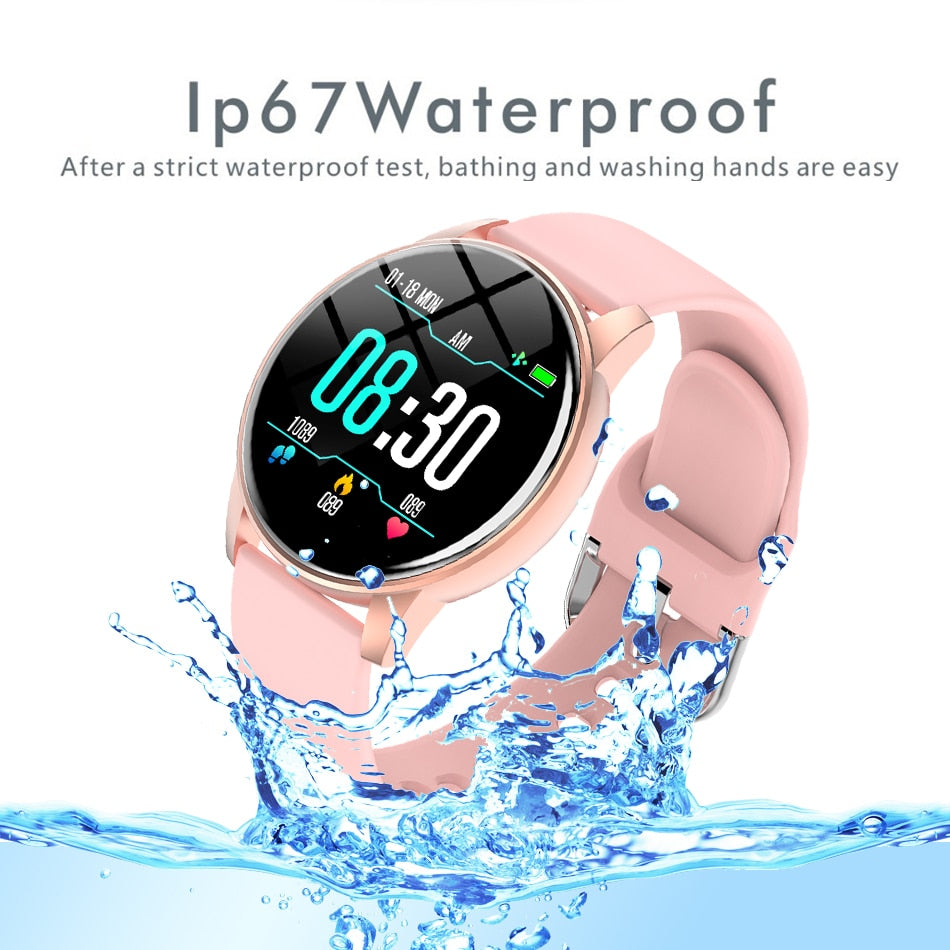 Women Smartwatch Weather Fitness Heart Rate Tracker