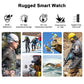 Rugged Smartwatch Outdoor Fitness Tracker