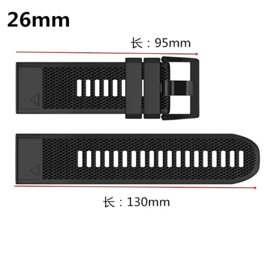 Silicone Quick Release Smartwatch Strap