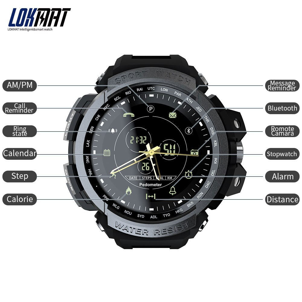 5ATM Waterproof Sport Smartwatch
