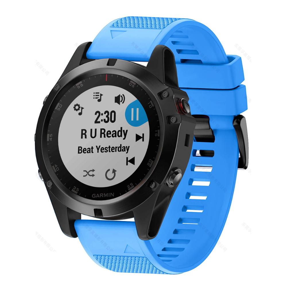 Silicone Quick Release Smartwatch Strap