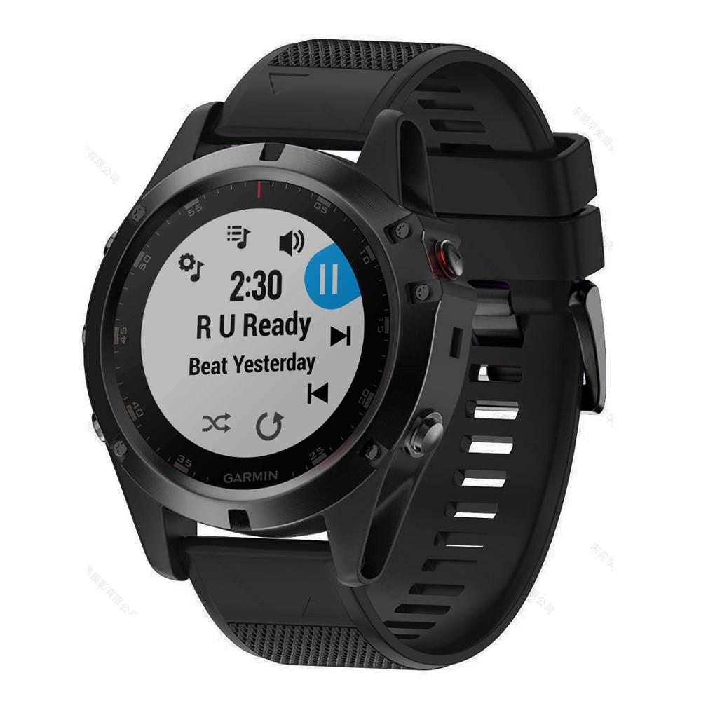 Silicone Quick Release Smartwatch Strap