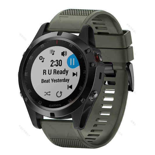 Silicone Quick Release Smartwatch Strap