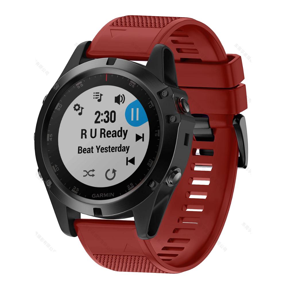 Silicone Quick Release Smartwatch Strap