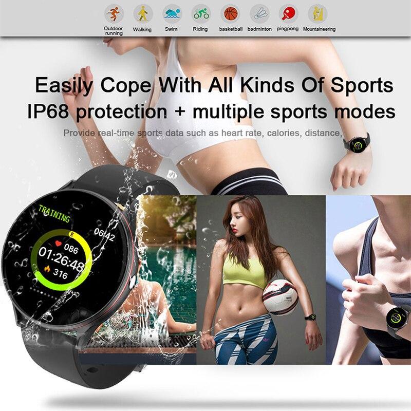 Smart Watch Heart Rate Blood Pressure Fitness Tracker iOS Android