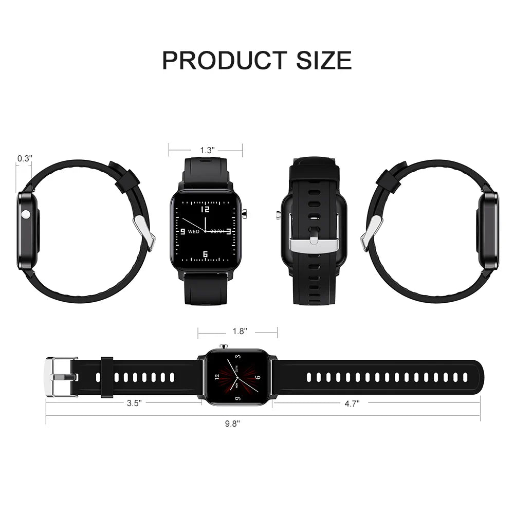 Smartwatch Waterproof Fitness Band Android iOS