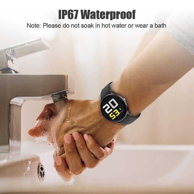 Smart Watch Heart Rate Blood Pressure Fitness Tracker iOS Android