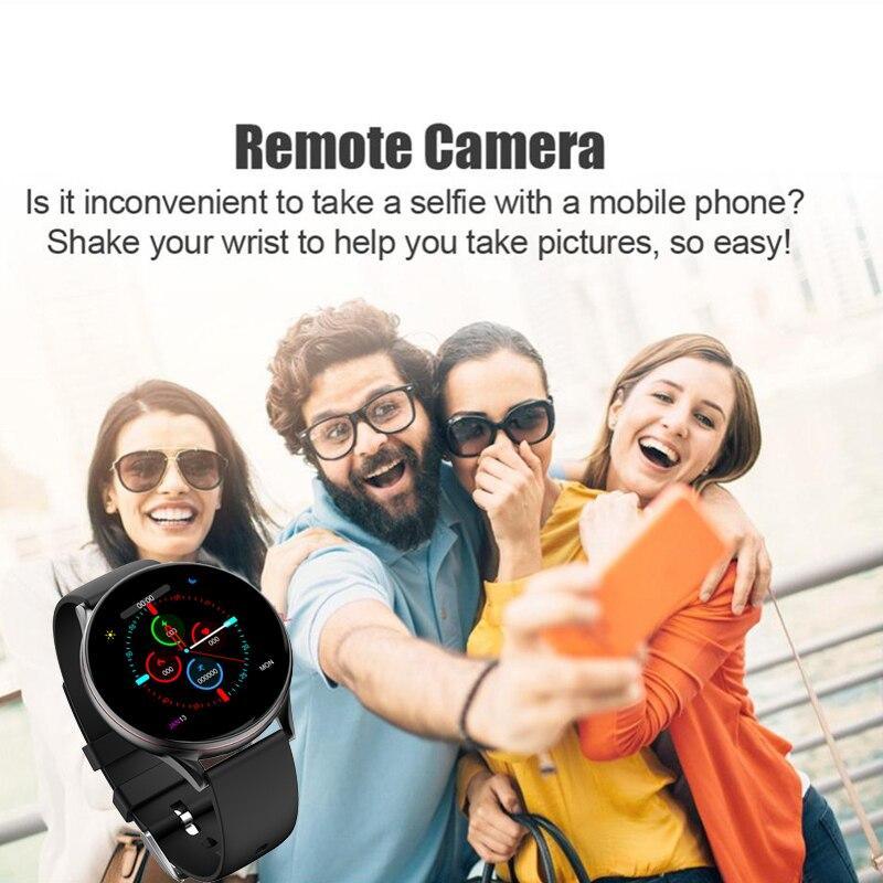 Smart Watch Heart Rate Blood Pressure Fitness Tracker iOS Android
