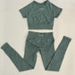 2 Piece Yoga Fitness Apparel Set