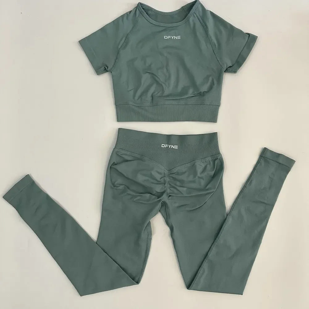 2 Piece Yoga Fitness Apparel Set