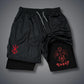 Men's 2 in 1 Compression Running Shorts