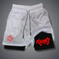 Men's 2 in 1 Compression Running Shorts