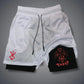 Men's 2 in 1 Compression Running Shorts