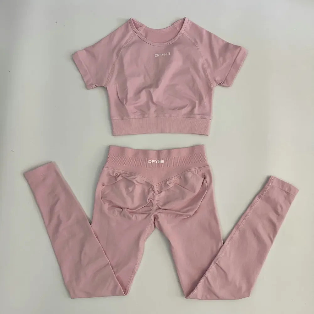 2 Piece Yoga Fitness Apparel Set