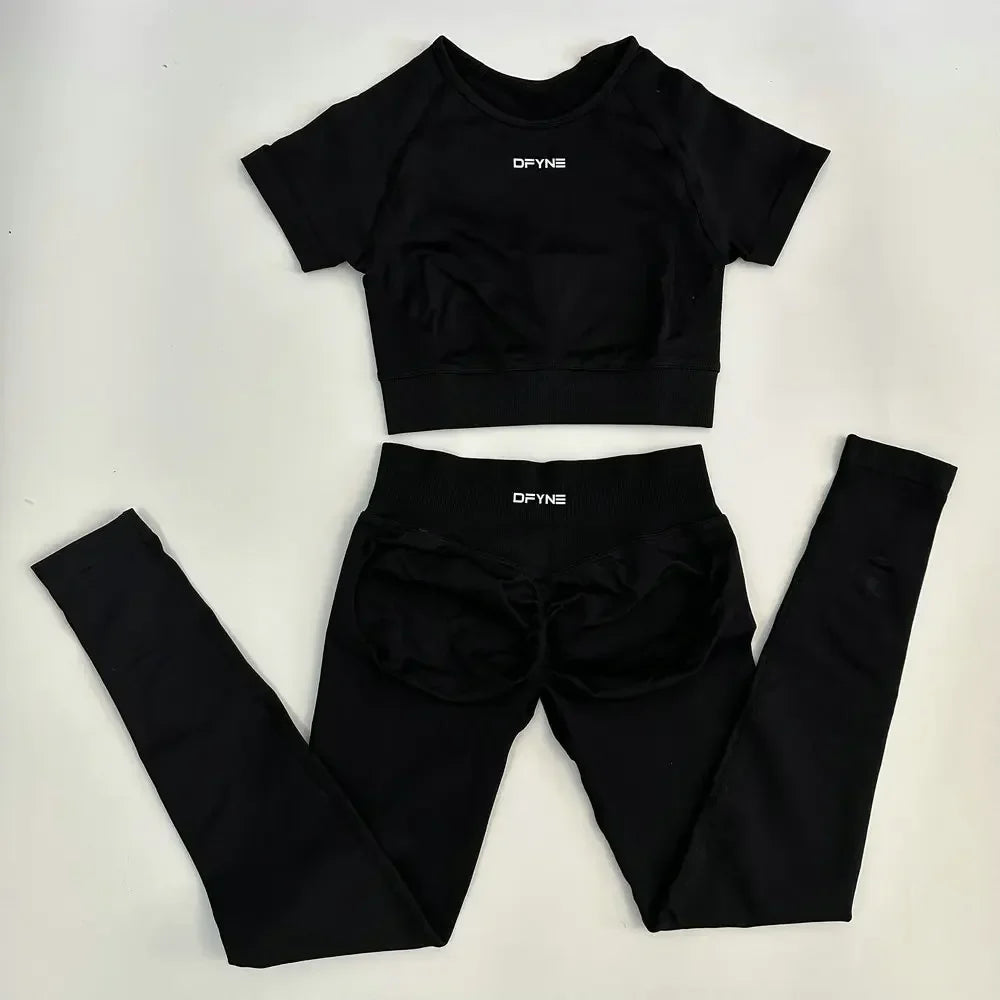 2 Piece Yoga Fitness Apparel Set