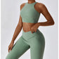 Women's Gathered Push Up Fitness Top