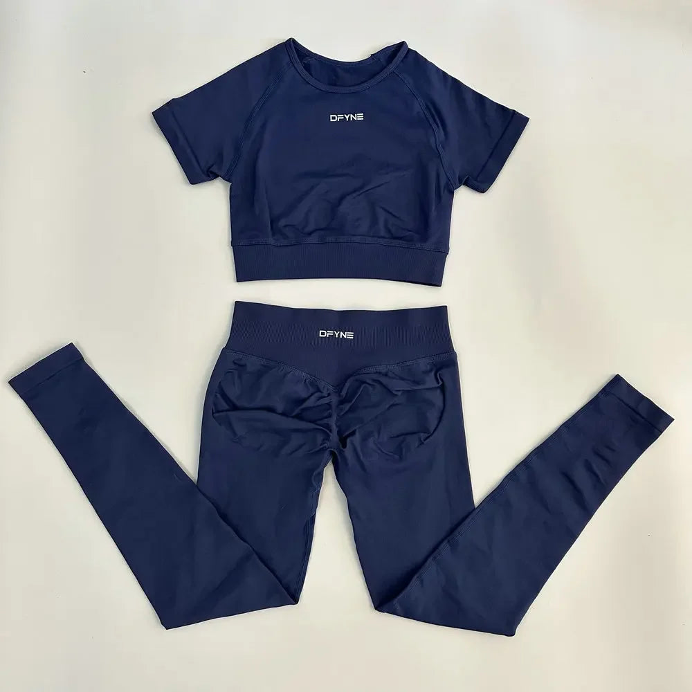 2 Piece Yoga Fitness Apparel Set