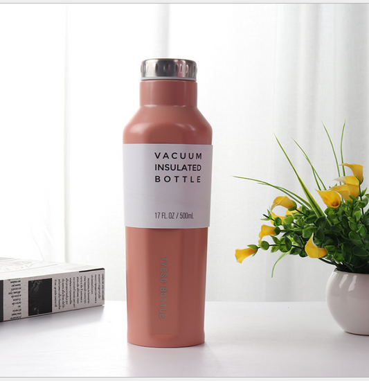 Square Motion Insulated Thermal Water Bottle