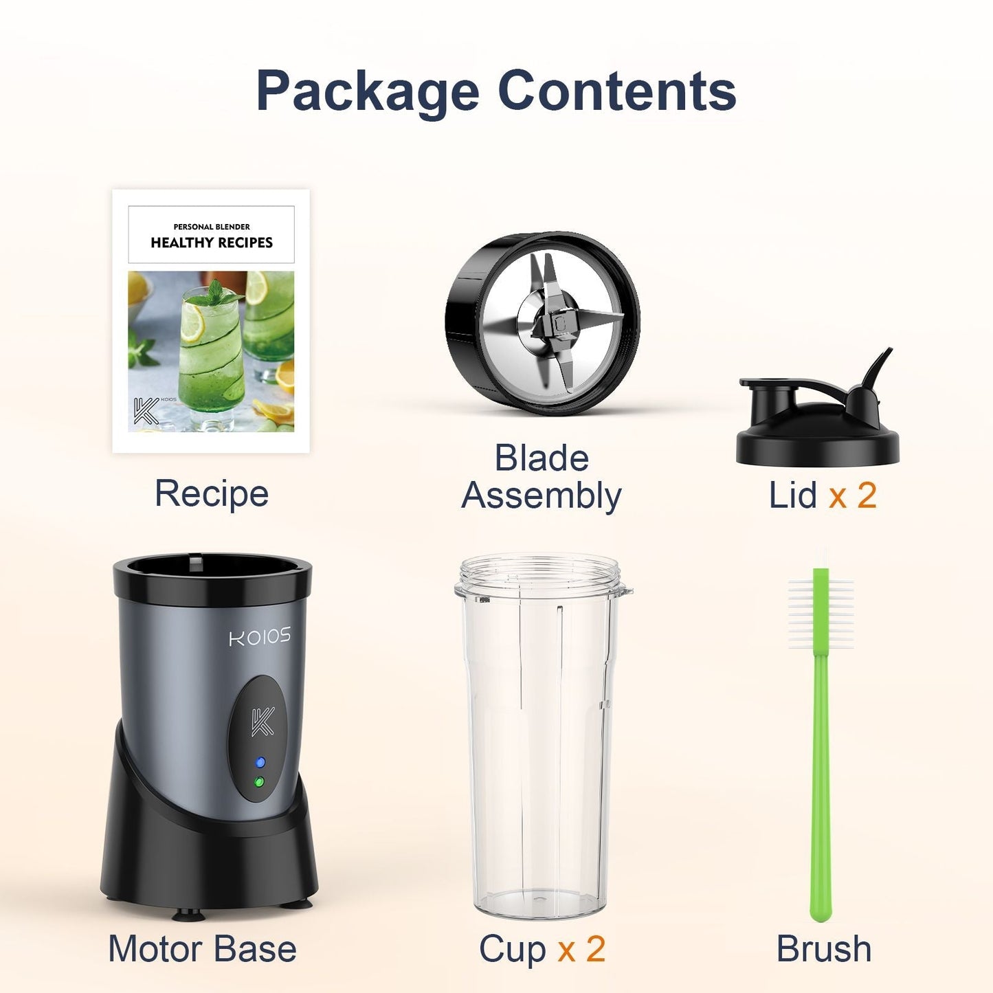 900W Personal Smoothie Blender