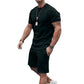 Men's Activewear Running T Shirt Shorts Set