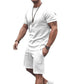Men's Activewear Running T Shirt Shorts Set